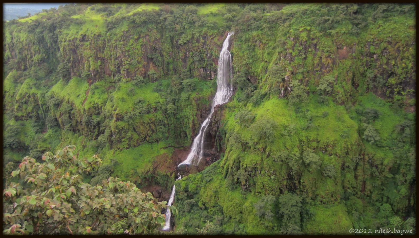 Kas Pathar & Thoseghar Falls The waterfall opposite to viewing gallery
