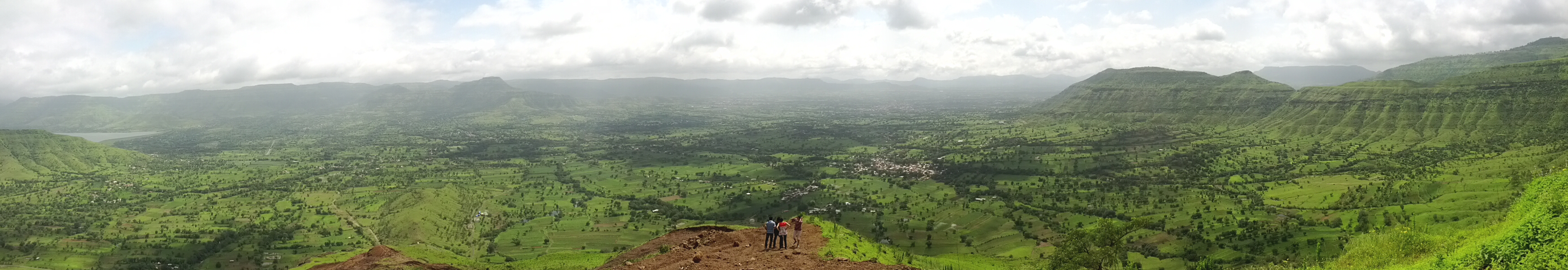 Panchgani Panoramic view from Harrisons Folly