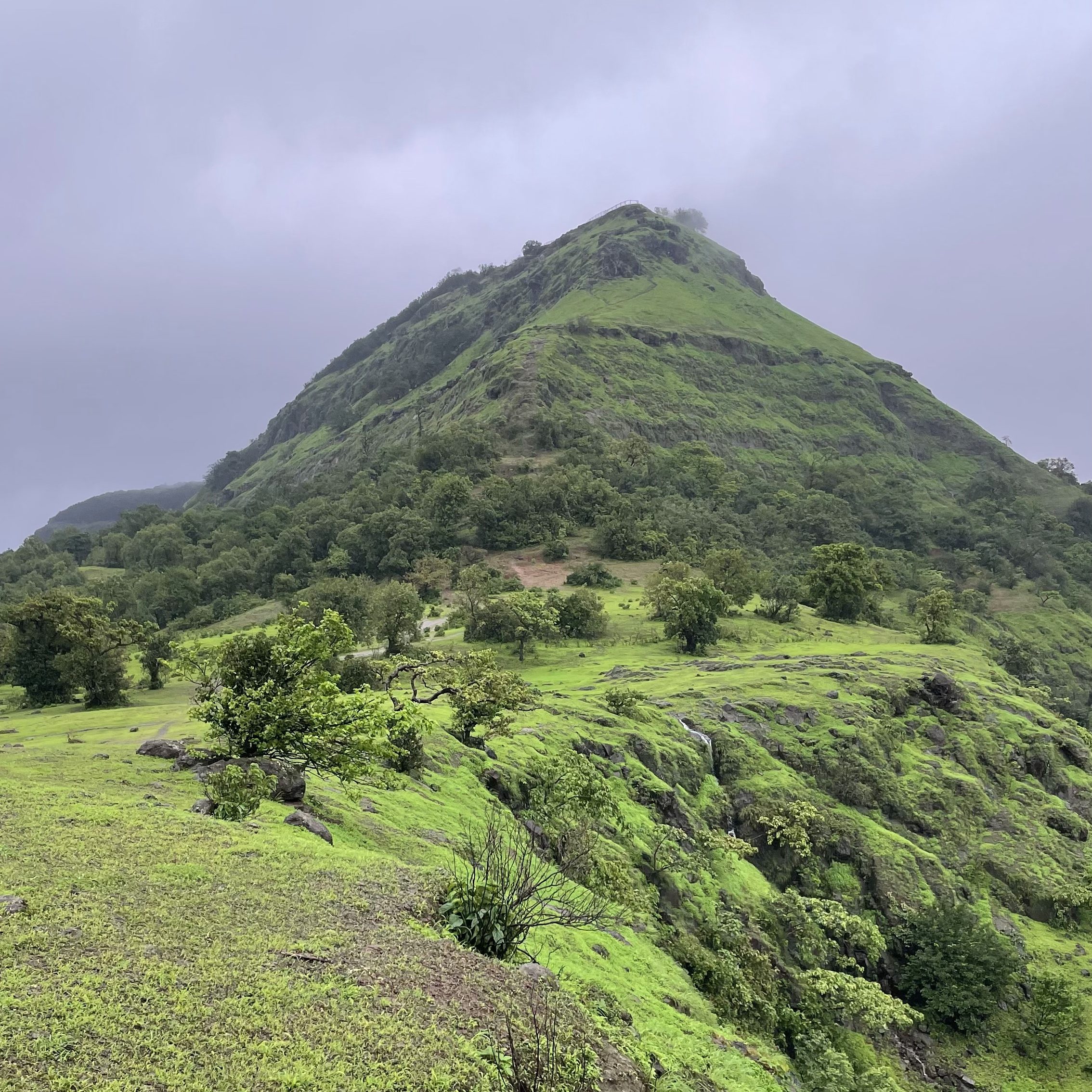 Garbett Point on the top